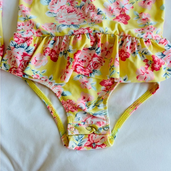 Nichole Miller Rash Guard Bathing Suit, 18-24 Months - Picture 3 of 4